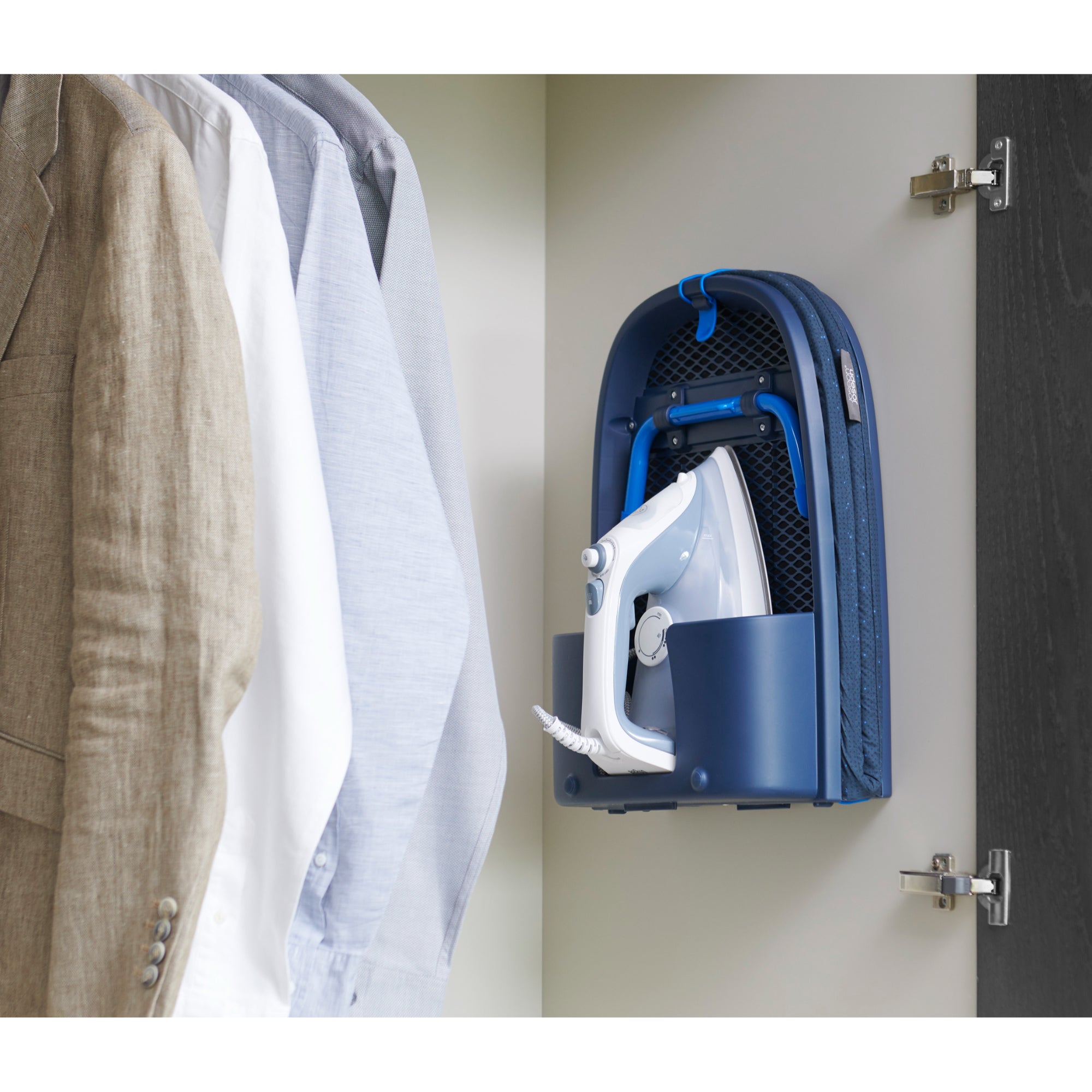 Joseph Joseph Pocket Plus Folding Table-top Ironing Board - Blue