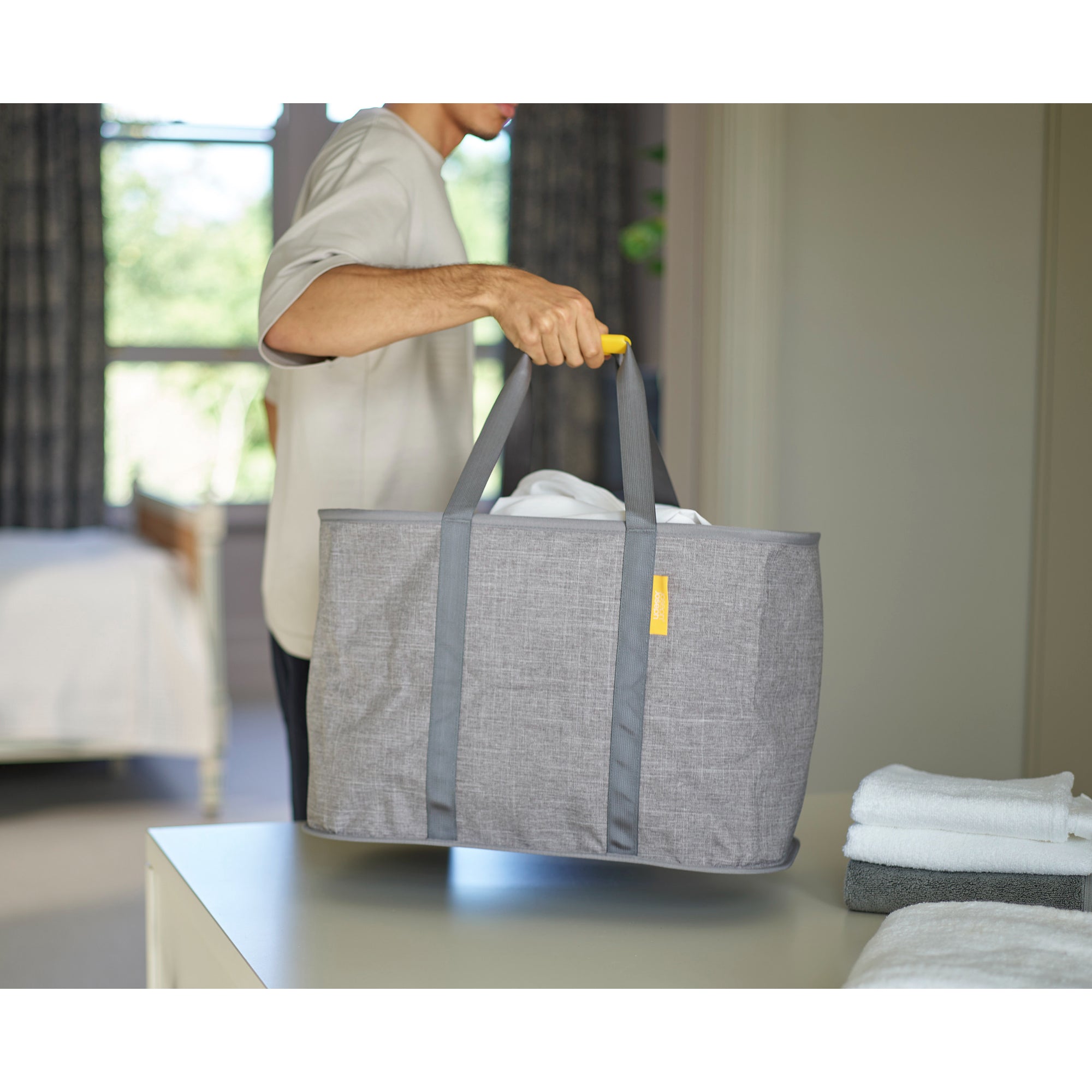 Joseph Joseph Hold-All Max Laundry Basket - Grey