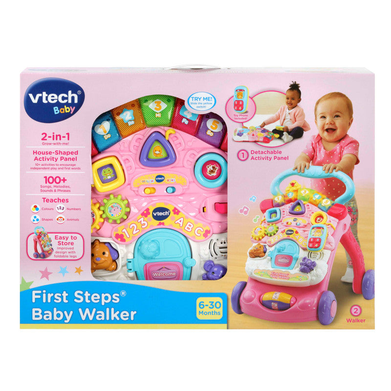 VTech First Steps Baby Walker - Pink