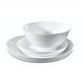 Wiltshire Diamond White 12 Piece Dinner Set - White
