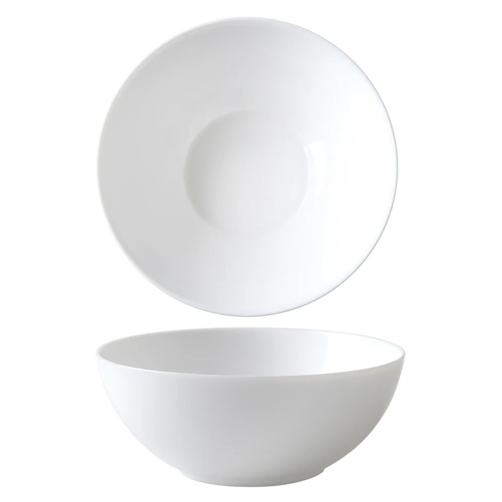 Wiltshire White Coupe 12 Piece Glass Dinner Set - White