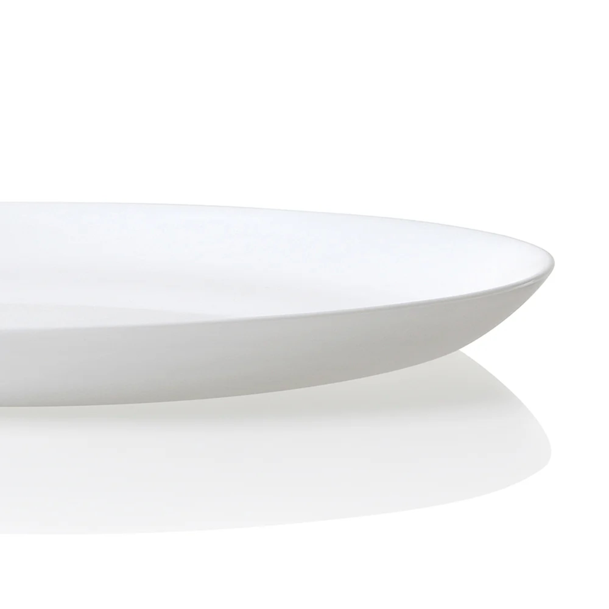 Wiltshire White Coupe 12 Piece Glass Dinner Set - White