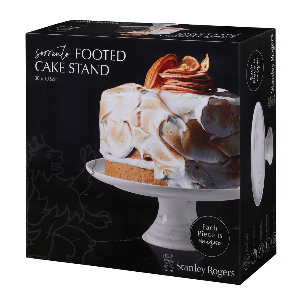 Stanley Rogers Sorrento 30cm Footed Cake Stand - White