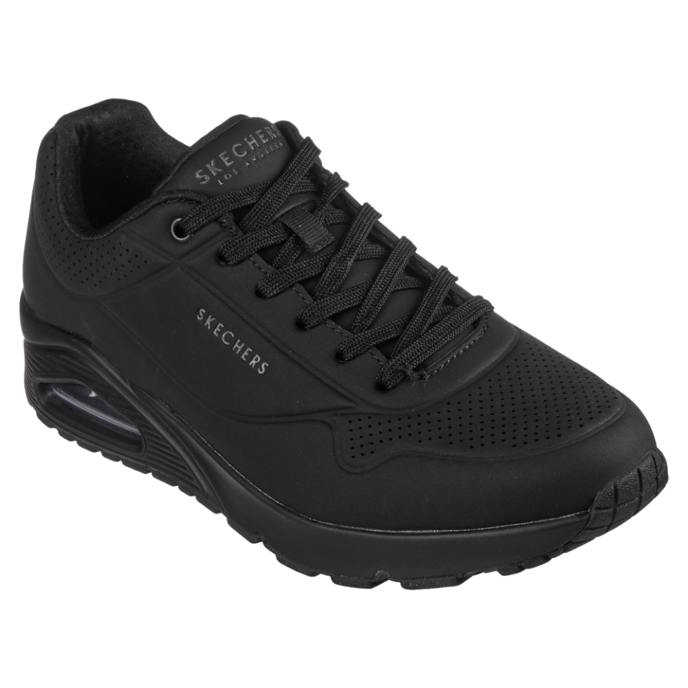 Skechers Men's Uno - Stand On Air Sneakers - Black/Black