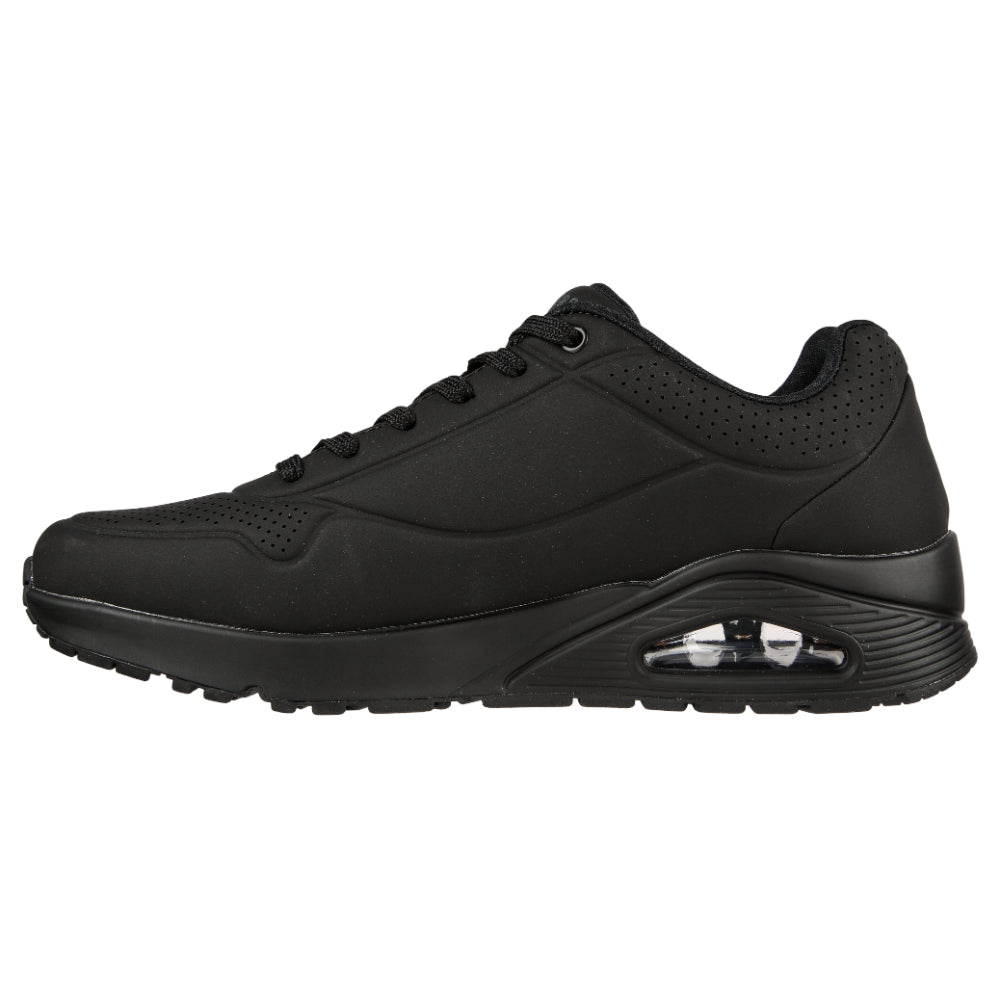 Skechers Men's Uno - Stand On Air Sneakers - Black/Black