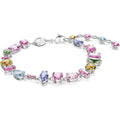 Swarovski Gema Bracelet  Mixed Cuts  Multi-Coloured  Rhodium Plated