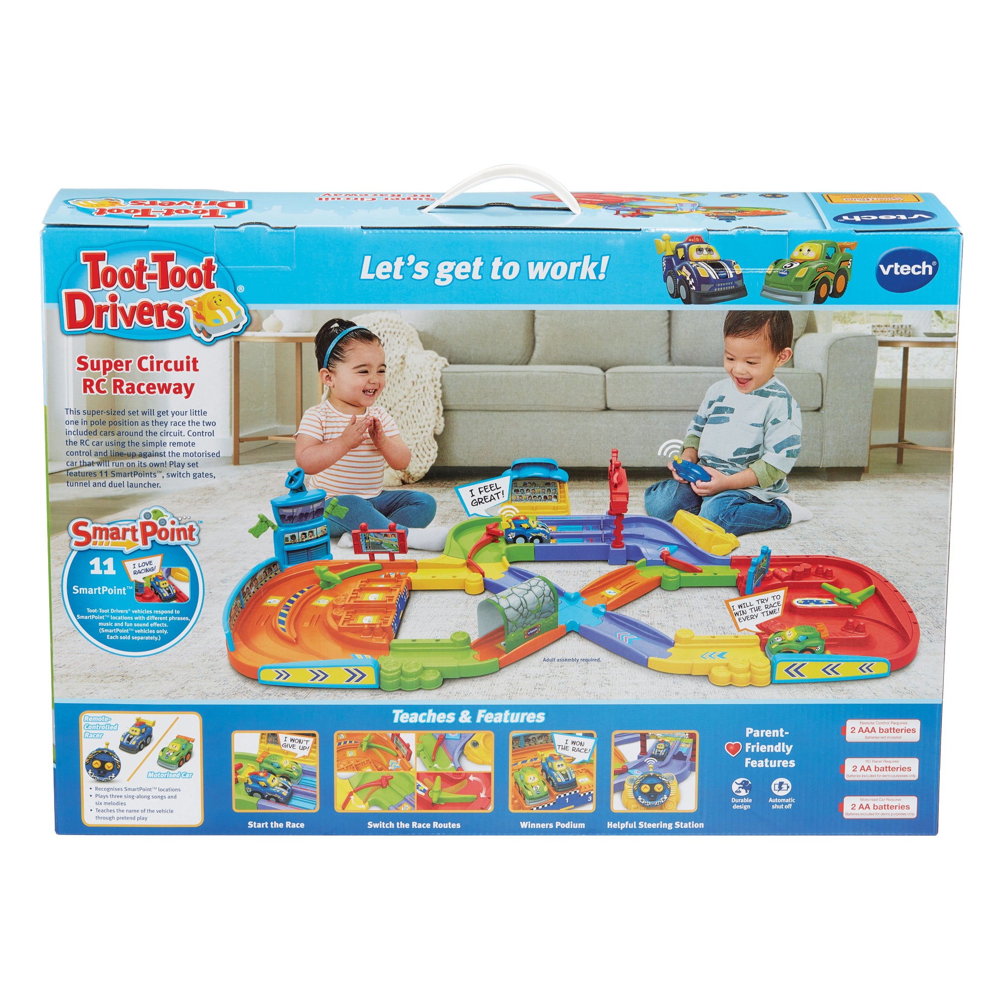 VTech Toot-Toot Drivers Super Circuit RC Raceway