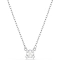 Swarovski Stilla Pendant  Square Cut  White  Rhodium Plated