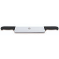 Victorinox Cheese Knife, 2 Handle, 30cm Blade, Fibrox - Black