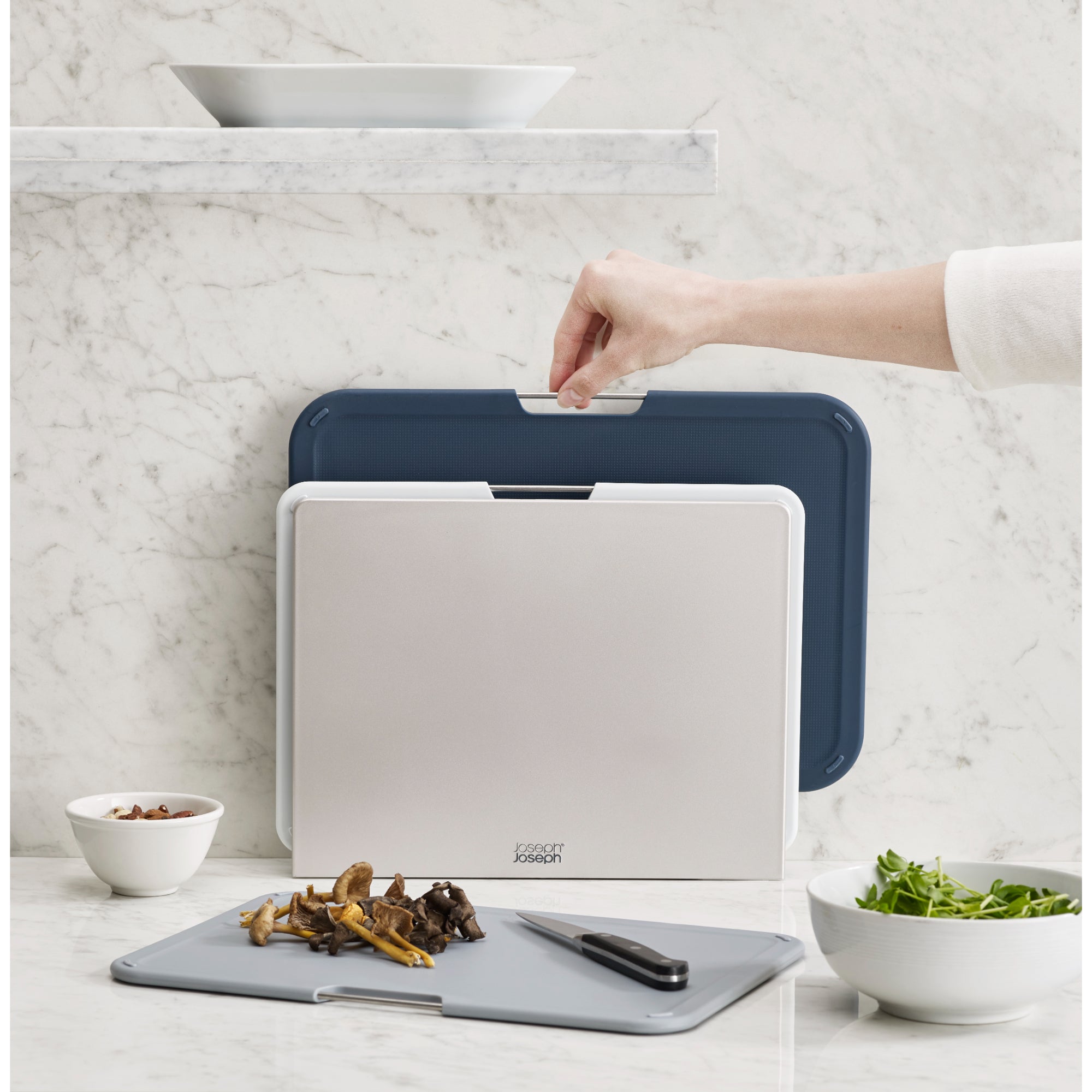 Joseph Joseph  Nest Large Chopping Board Set - Grey