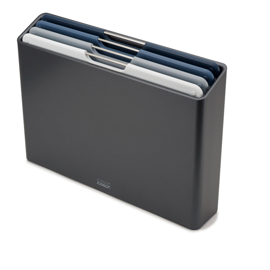 Joseph Joseph  Folio Steel 4 Piece Chopping Board Set Large - Graphite