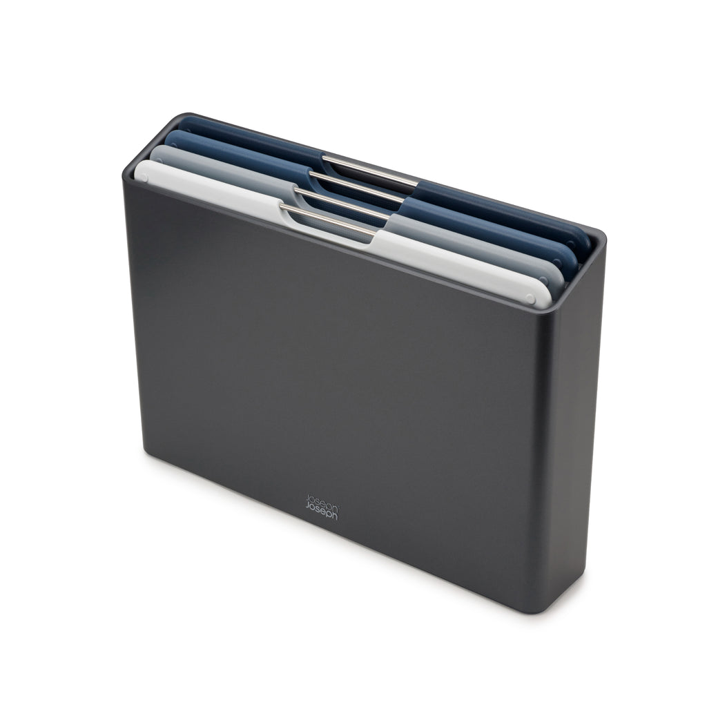 Joseph Joseph  Folio Steel 4 Piece Chopping Board Set Large - Graphite