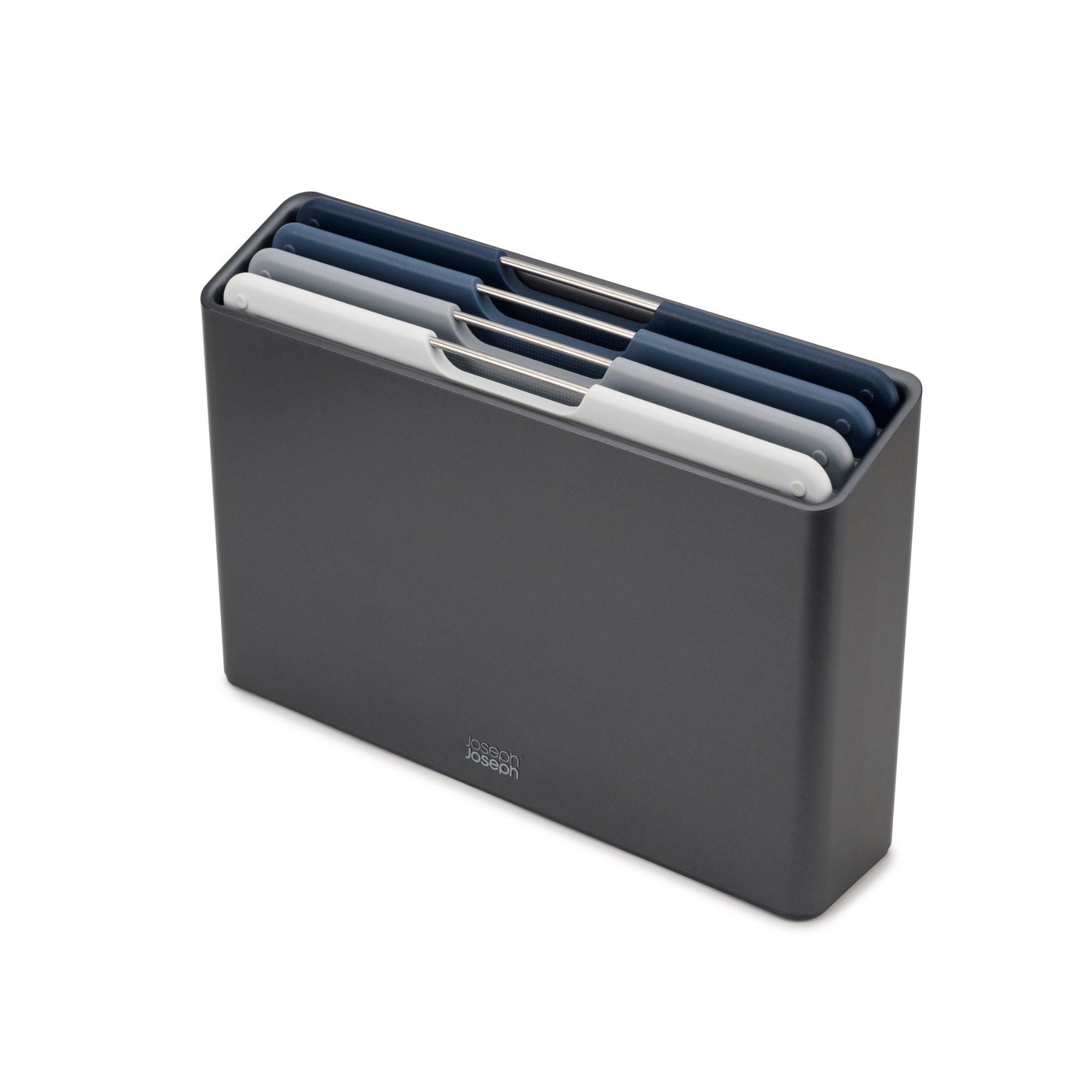 Joseph Joseph  Folio Steel 4 Piece Chopping Board Set Regular - Graphite
