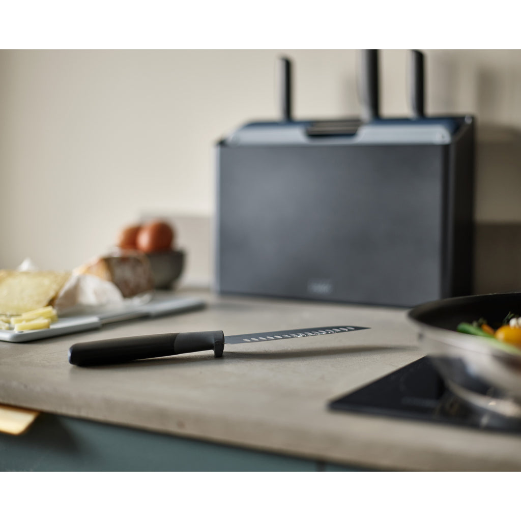 Joseph Joseph Folio Plus 8 Piece Knife & Board Set - Graphite
