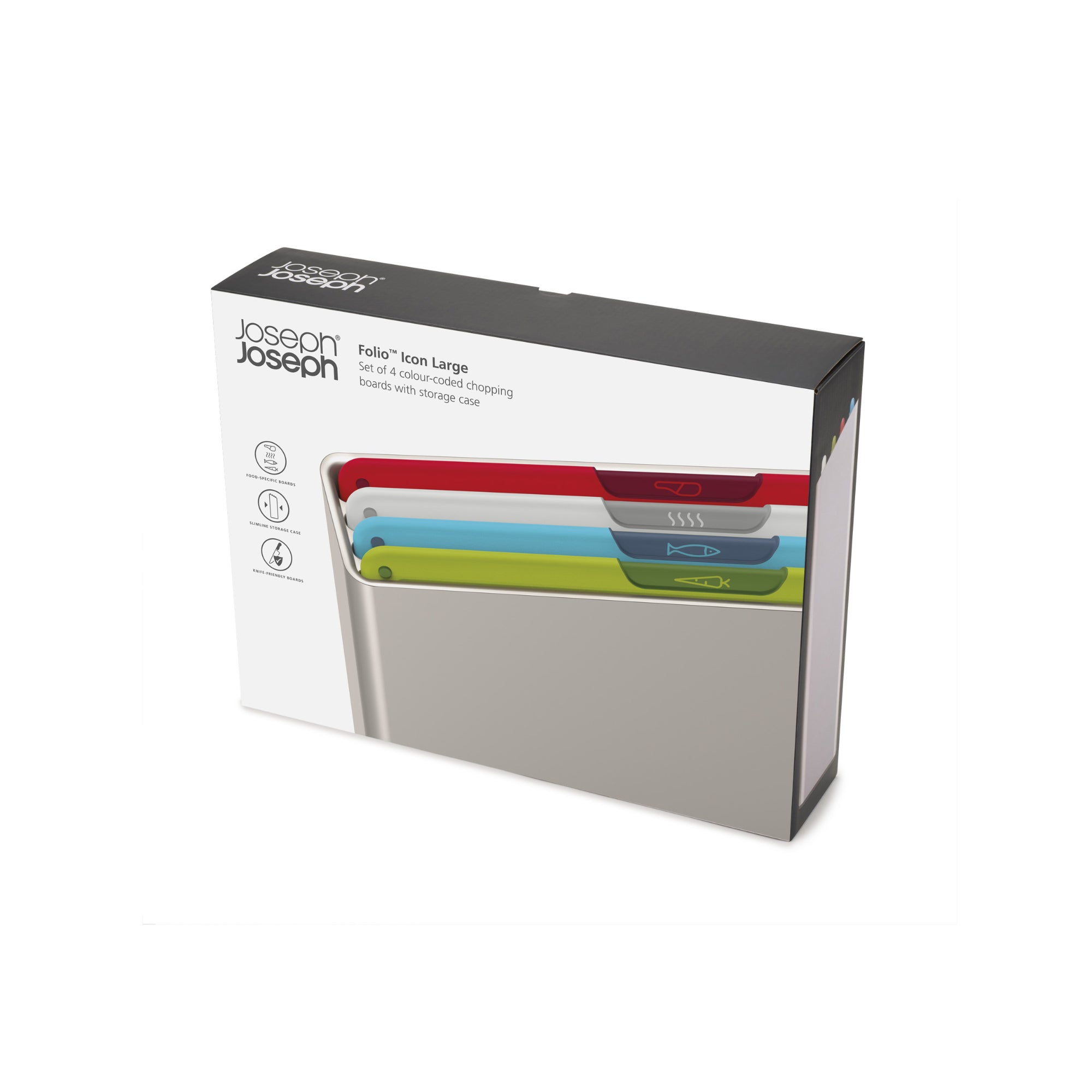 Joseph Joseph Folio Icon 4 Piece Board Set Large - Multicolor