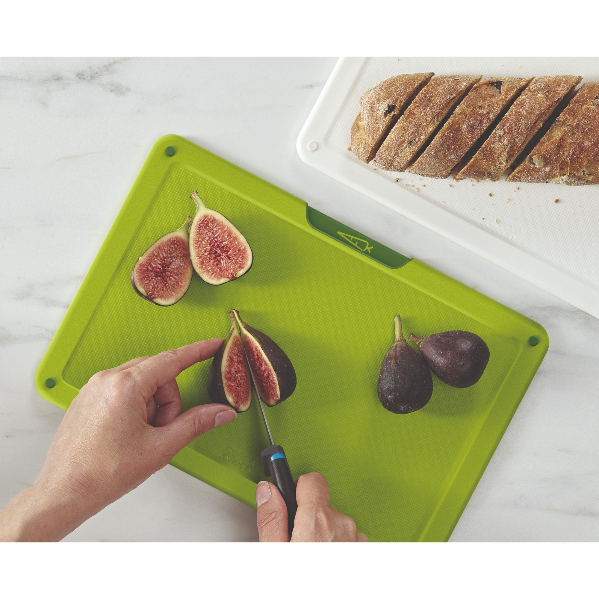 Joseph Joseph Folio Icon Plus 8 Piece Knife and Chopping Board Set - Multi