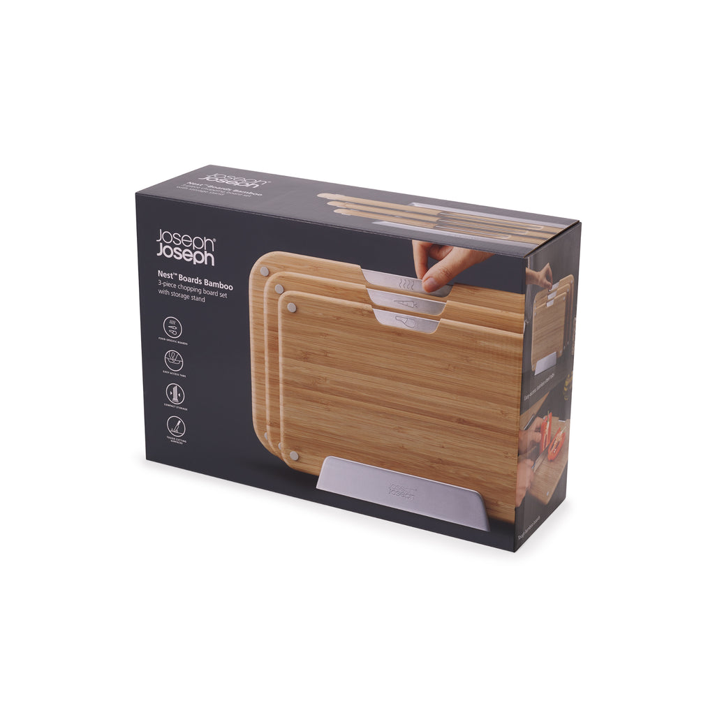 Joseph Joseph Nest 3 Piece Board Set - Bamboo