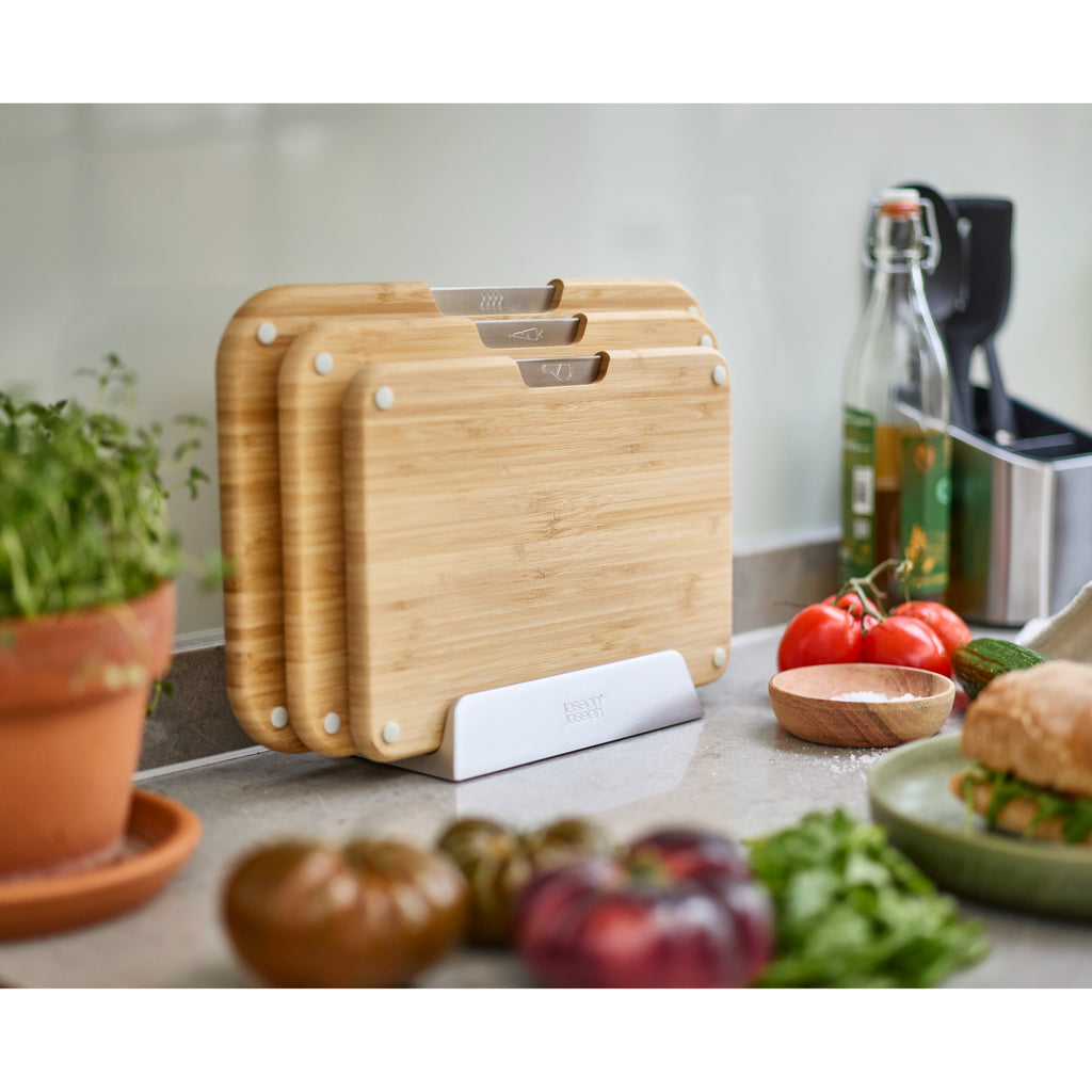 Joseph Joseph Nest 3 Piece Board Set - Bamboo