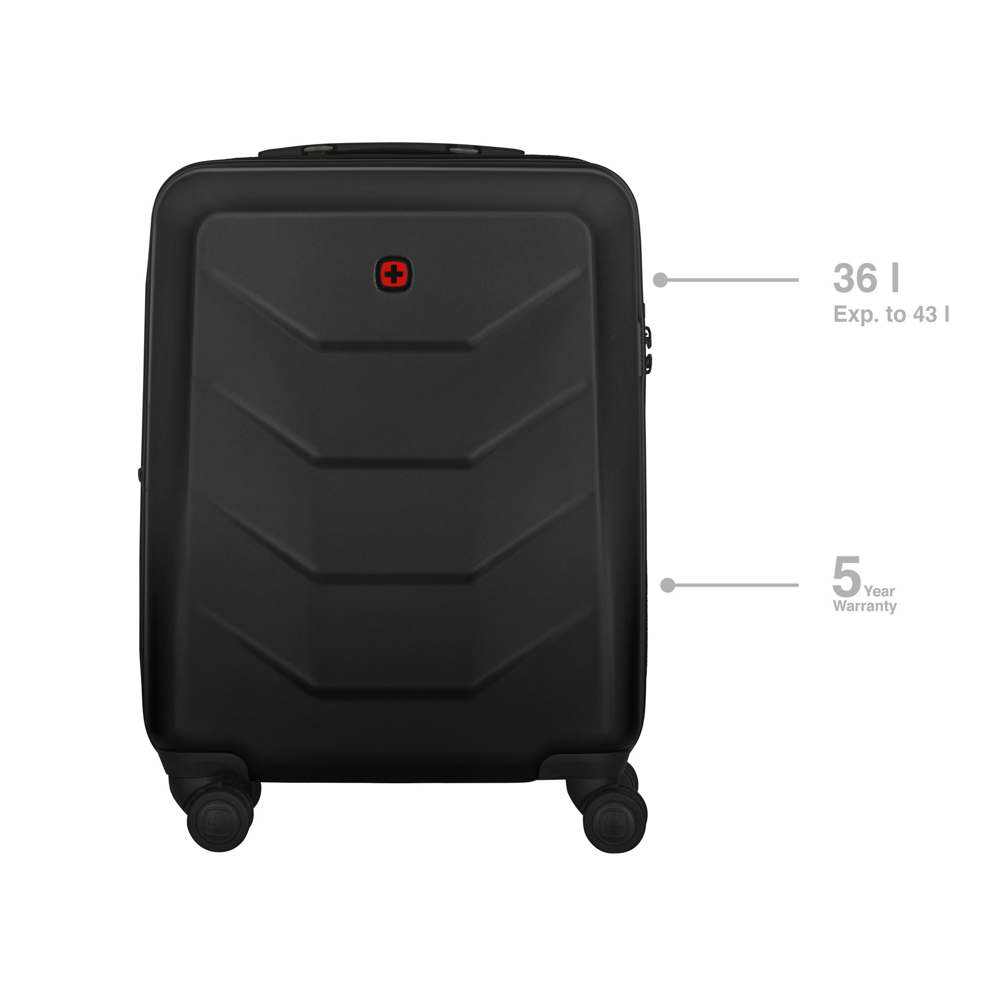 Wenger Prymo Hardside Carry-On -55 x 40 x 20/25 cm - 36/43 Litres