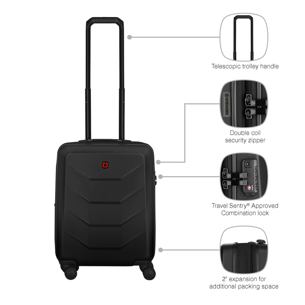 Wenger Prymo Hardside Carry-On -55 x 40 x 20/25 cm - 36/43 Litres