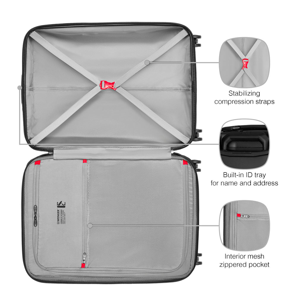 Wenger Prymo Hardside Medium - 65 x 45 x 26/31 cm - 59/67 Litres