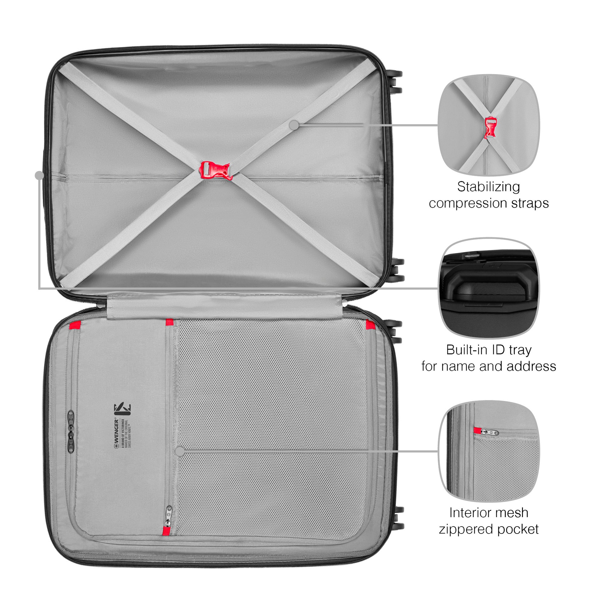 Wenger Prymo Hardside Medium - 65 x 45 x 26/31 cm - 59/67 Litres