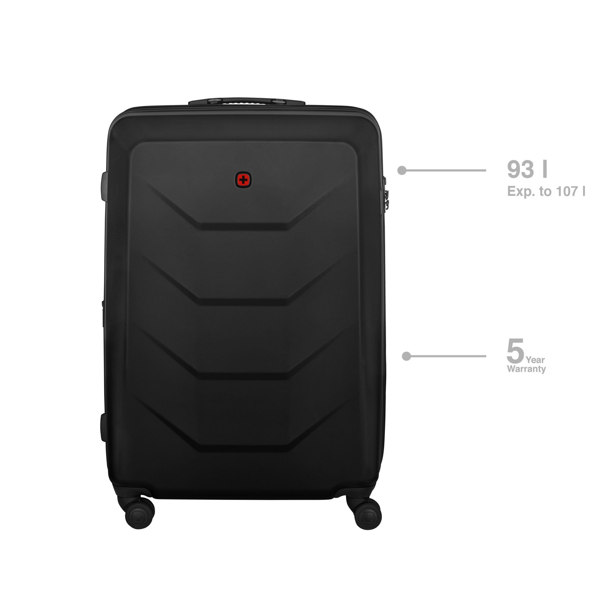 Wenger Prymo Hardside - Large - 76 x 52 x 30/35 cm - 93/107 Litres