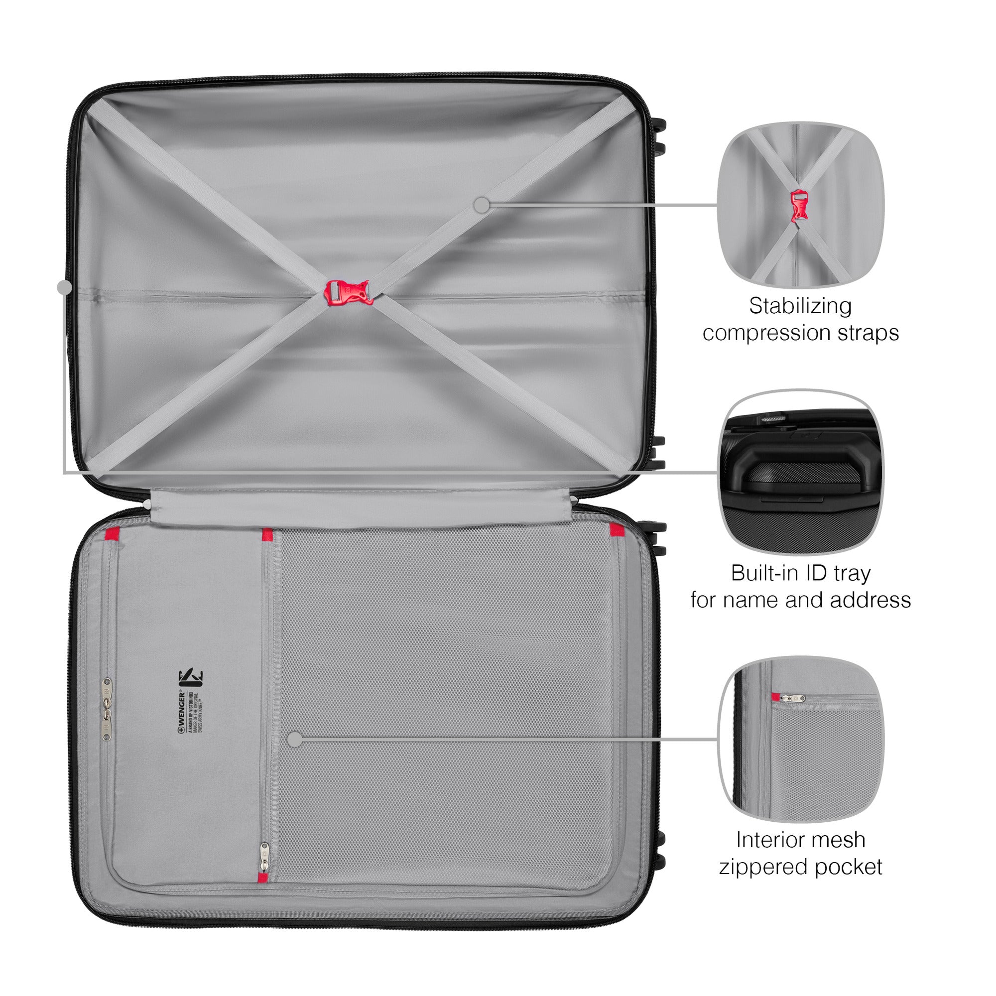 Wenger Prymo Hardside - Large - 76 x 52 x 30/35 cm - 93/107 Litres