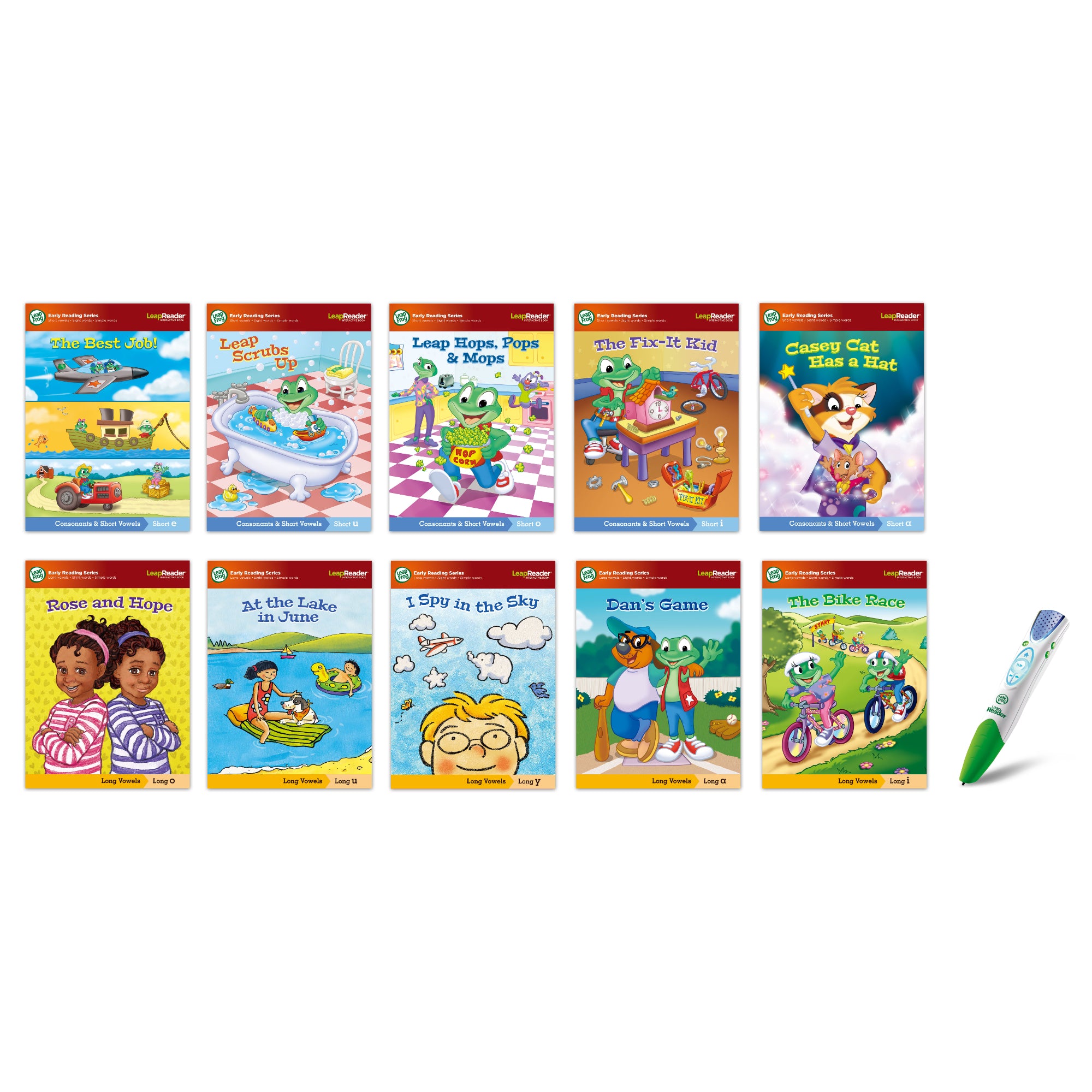 Leap Frog LeapReader Learn-to-Read 10 Book Mega Pack - Multi