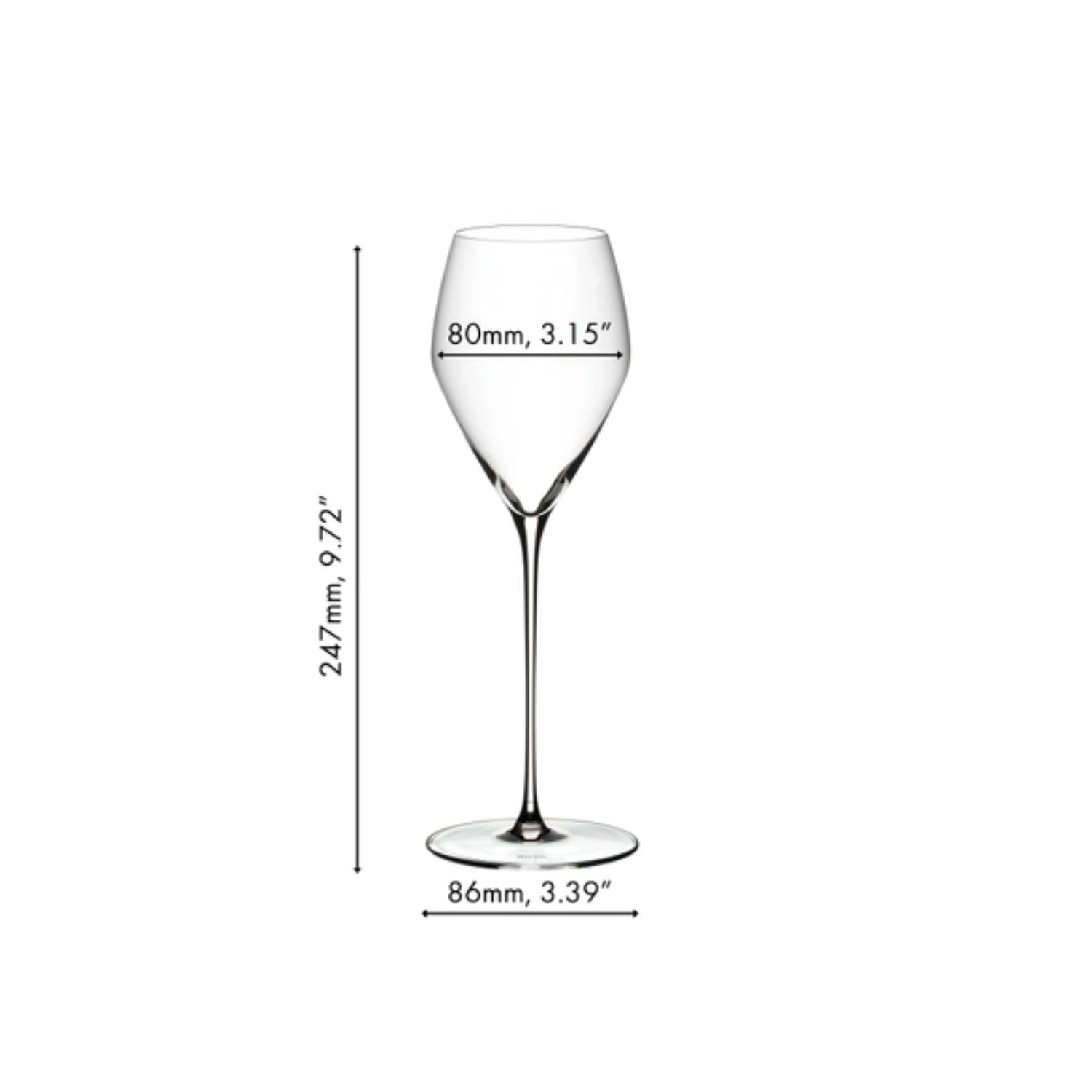 Riedel Veloce Champagne Glass - Set of 2