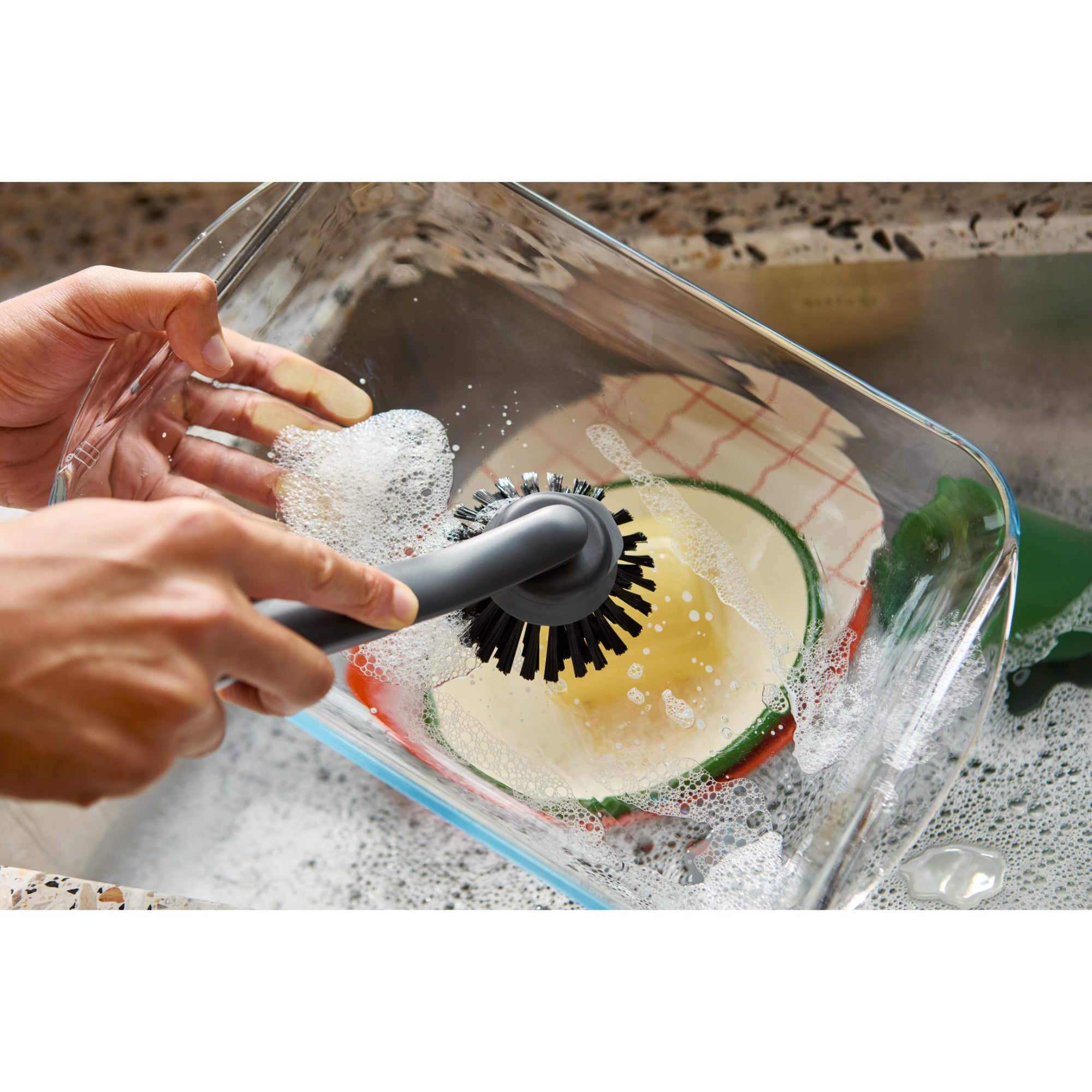Joseph Joseph SinkTech? Washing Up Brush & Sponge Set with Steel Stand