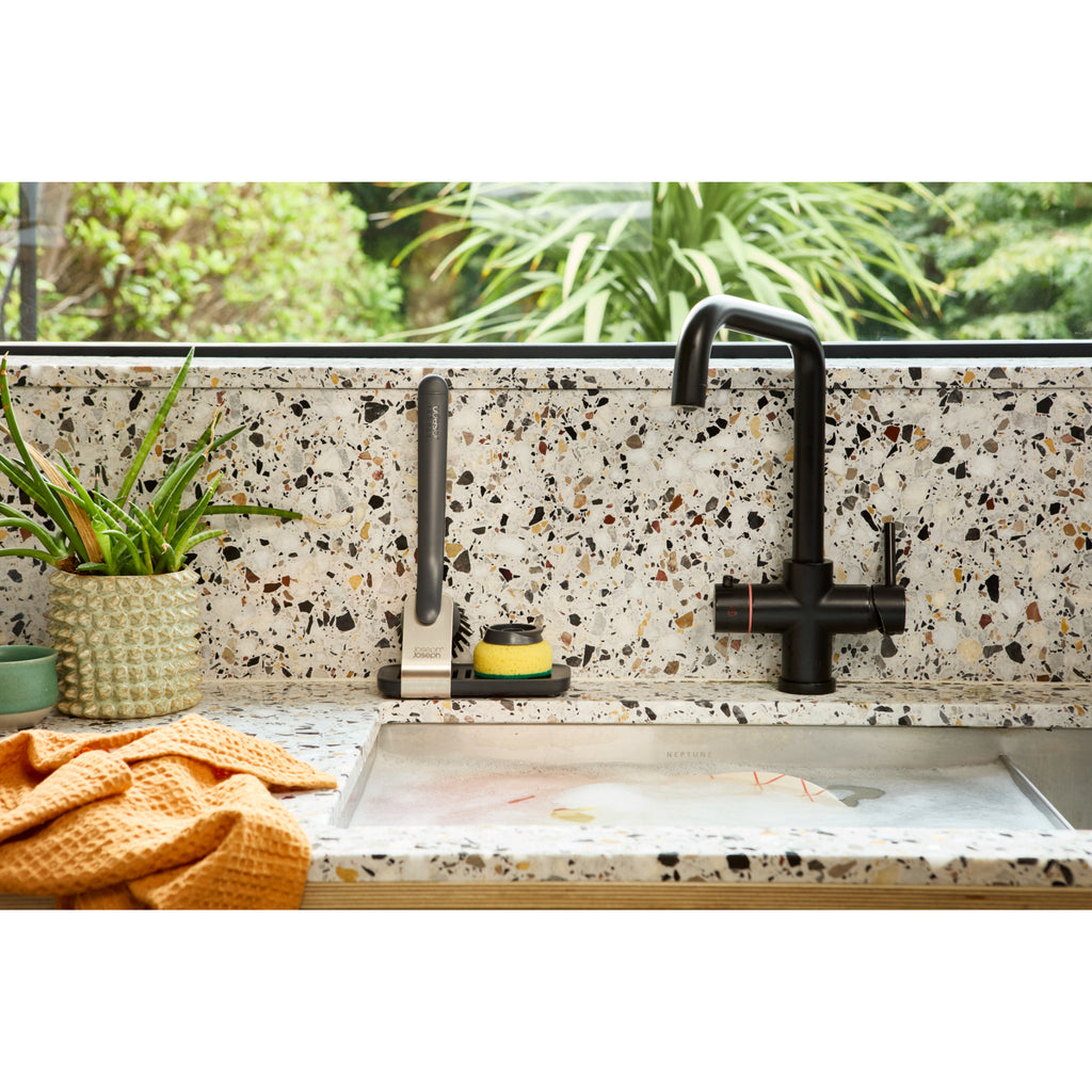 Joseph Joseph SinkTech? Washing Up Brush & Sponge Set with Steel Stand