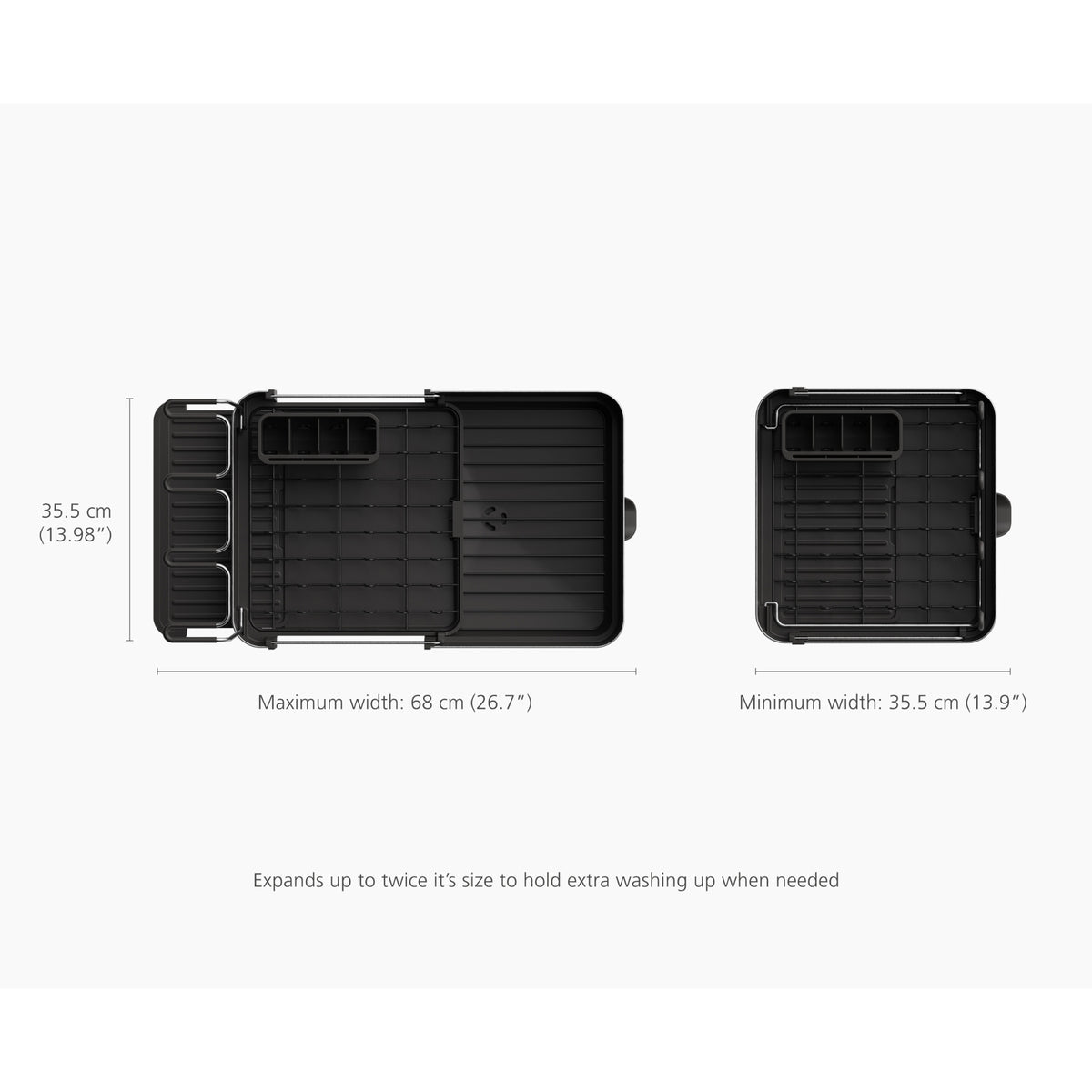 Joseph Joseph Extend Steel Plus -Black