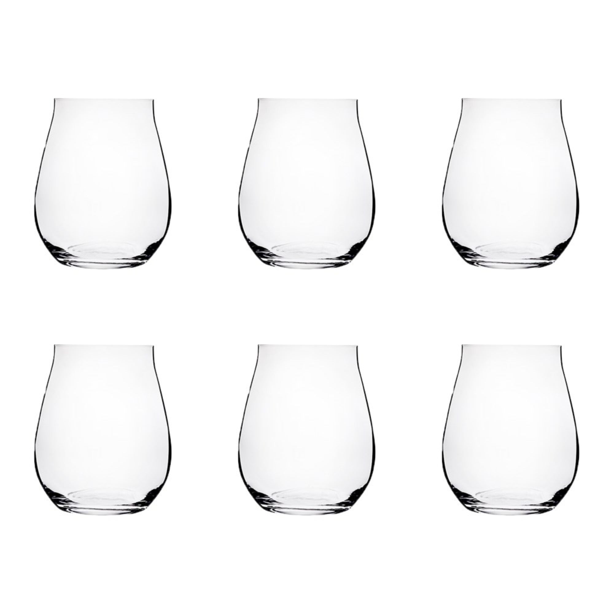 Luigi Bormioli Vinea 430ml Double Old-Fashioned Tumblers Set of 6