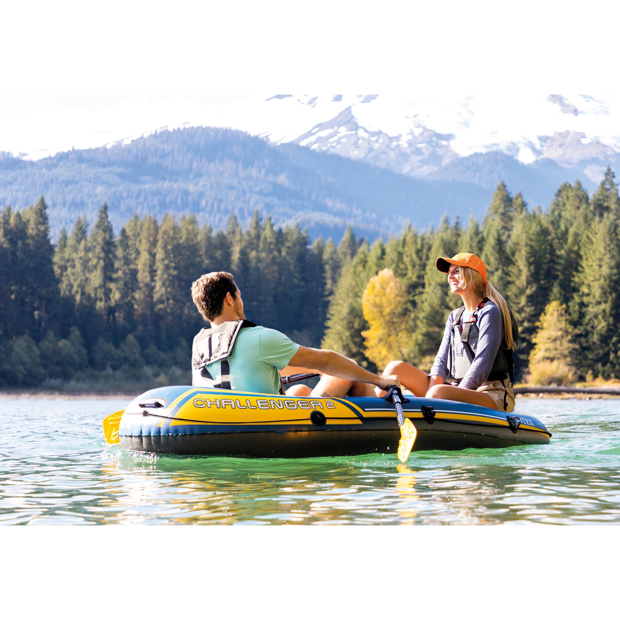 Intex Challenger 2 Person Boat Set