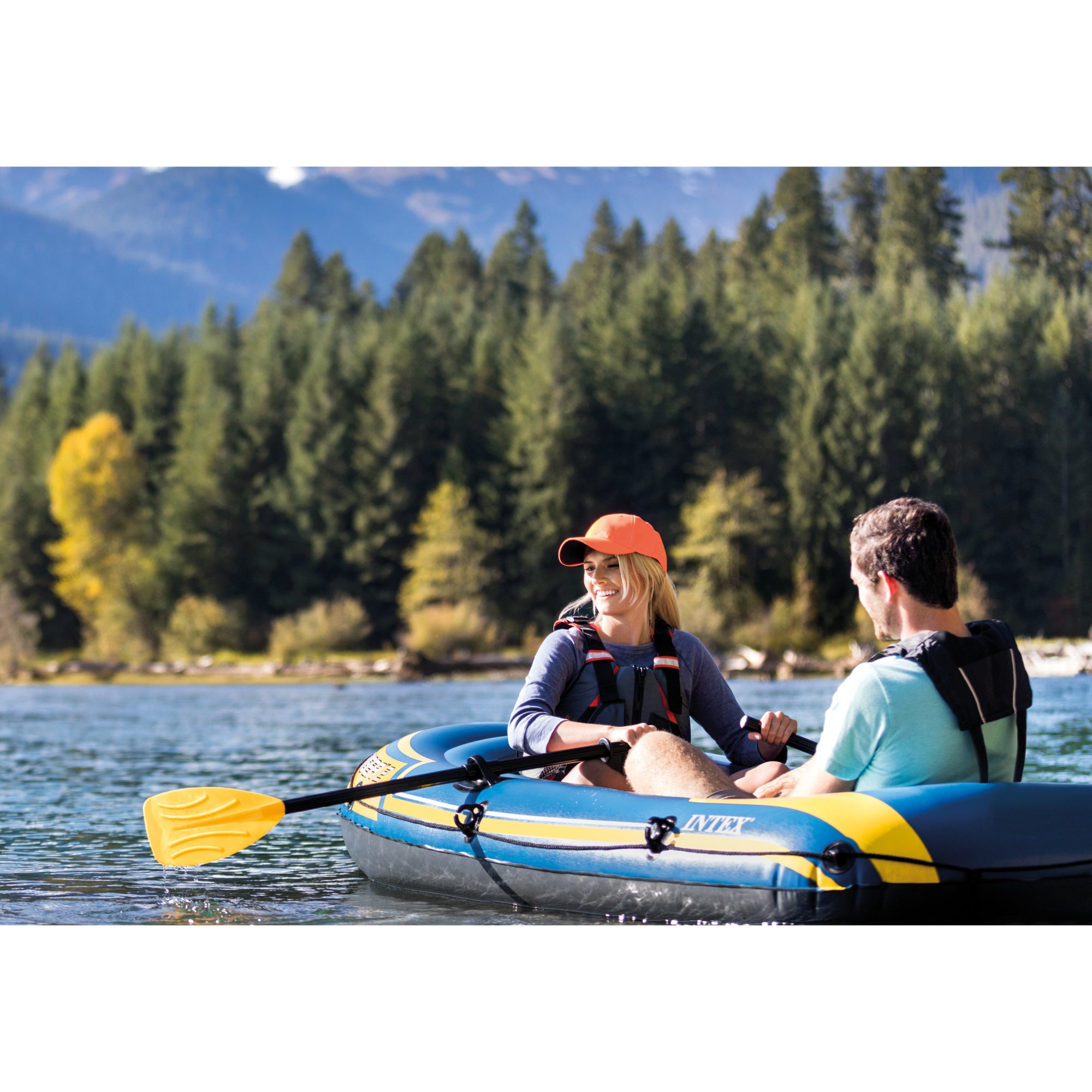 Intex Challenger 2 Person Boat Set