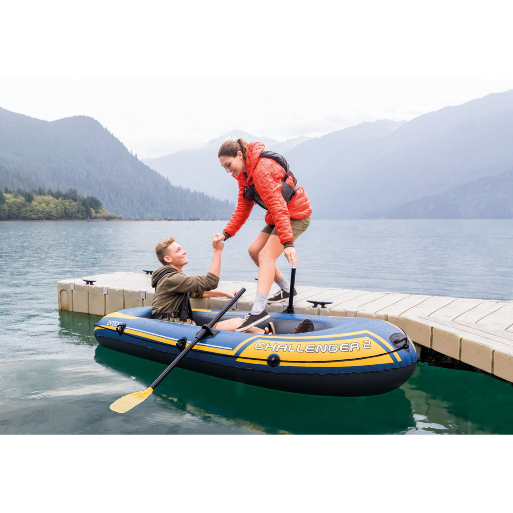 Intex Challenger 2 Person Boat Set