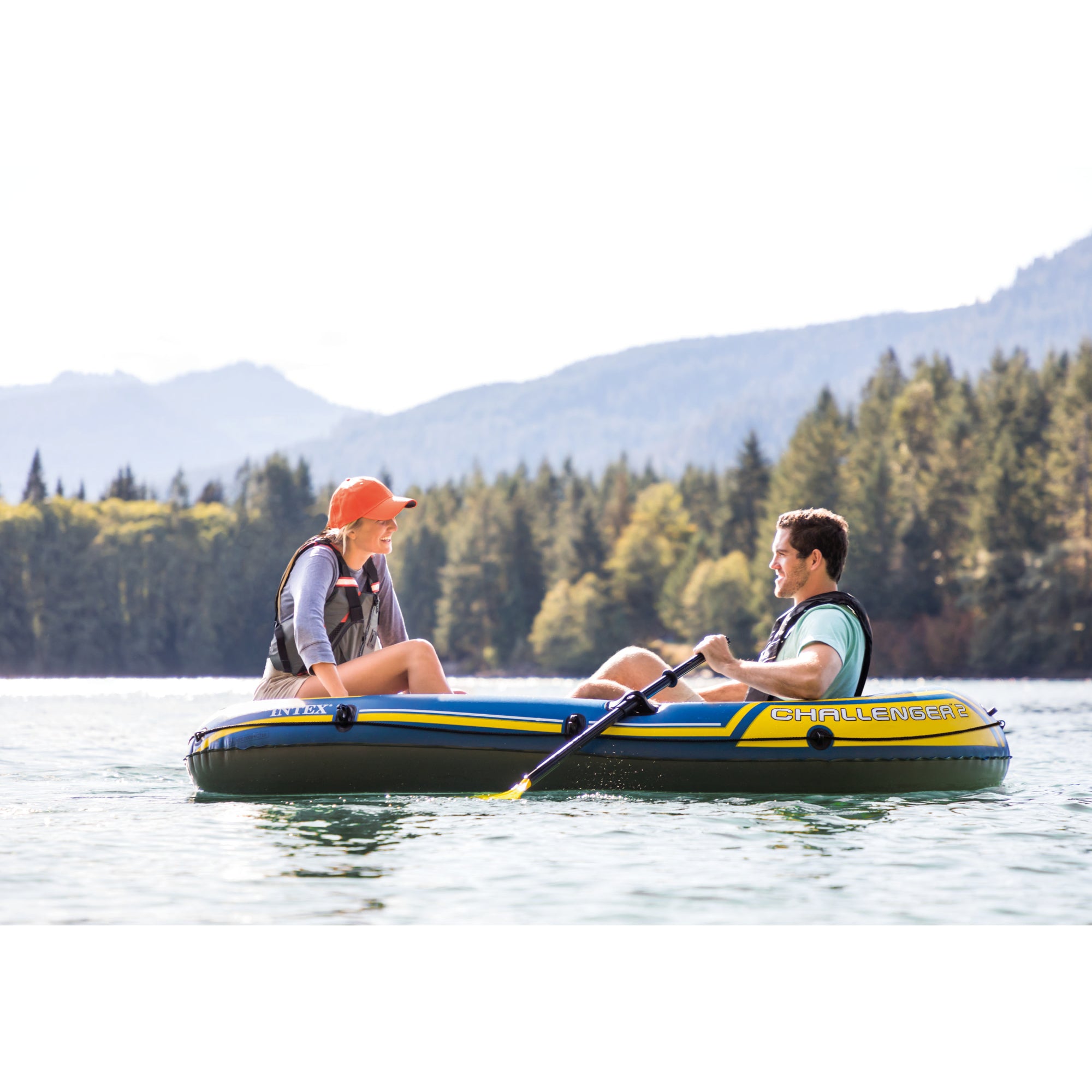 Intex Challenger 2 Person Boat Set