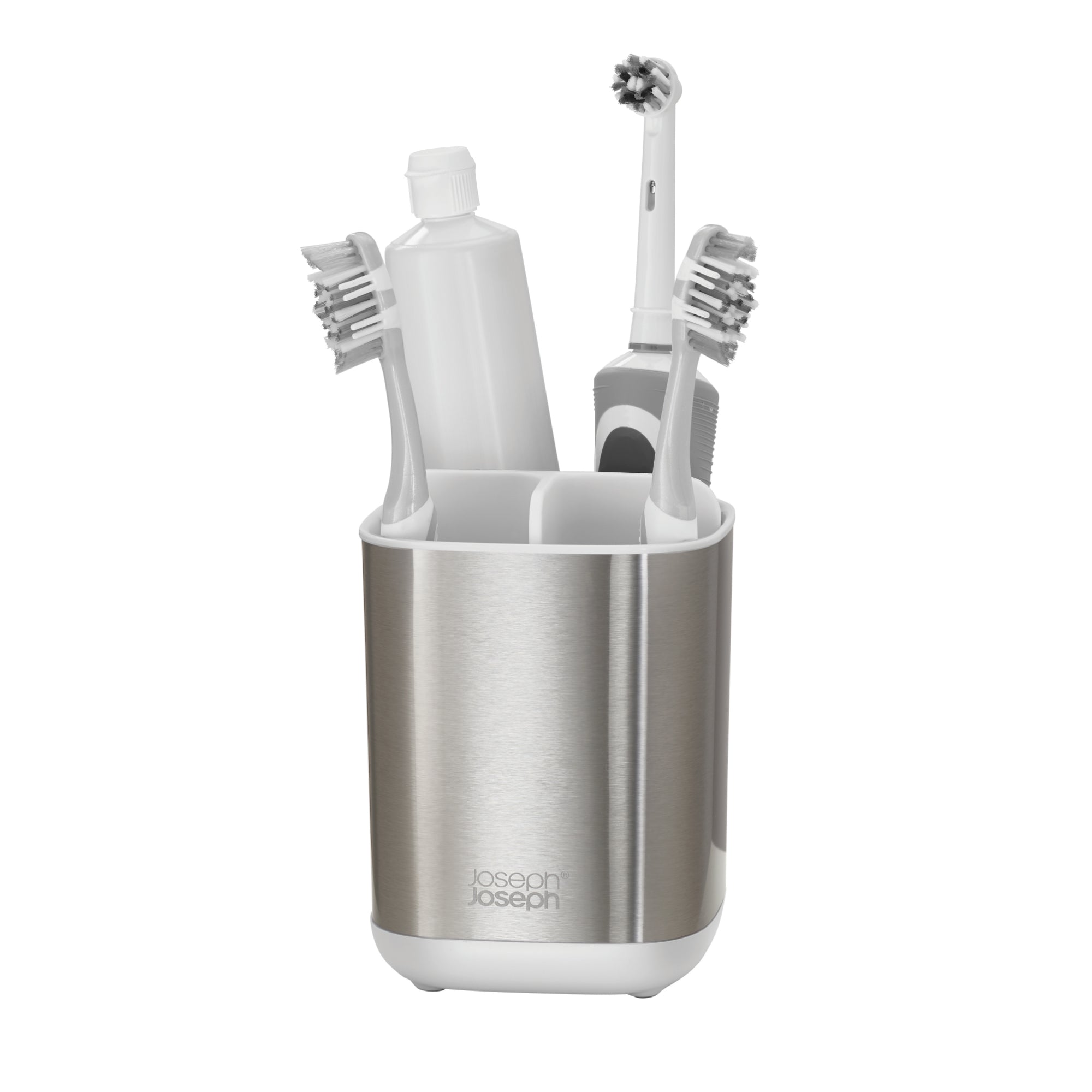 Joseph Joseph  EasyStore Steel Toothbrush Holder