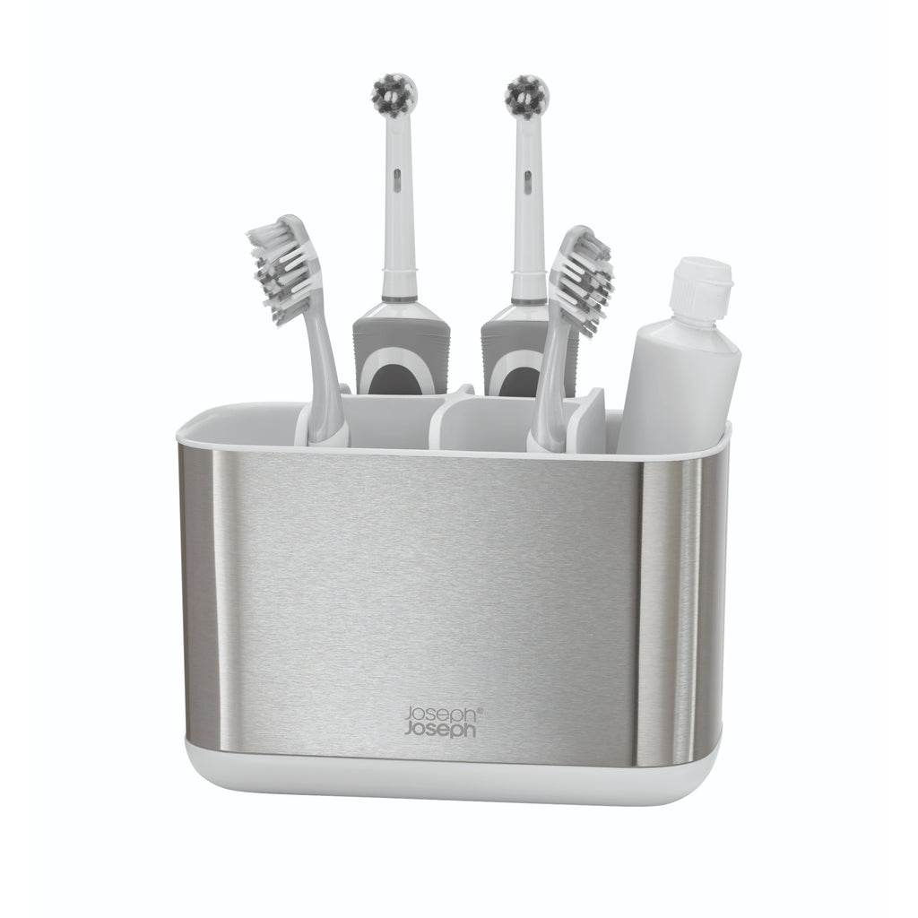 Joseph Joseph  EasyStore Steel Toothbrush Holder - Large