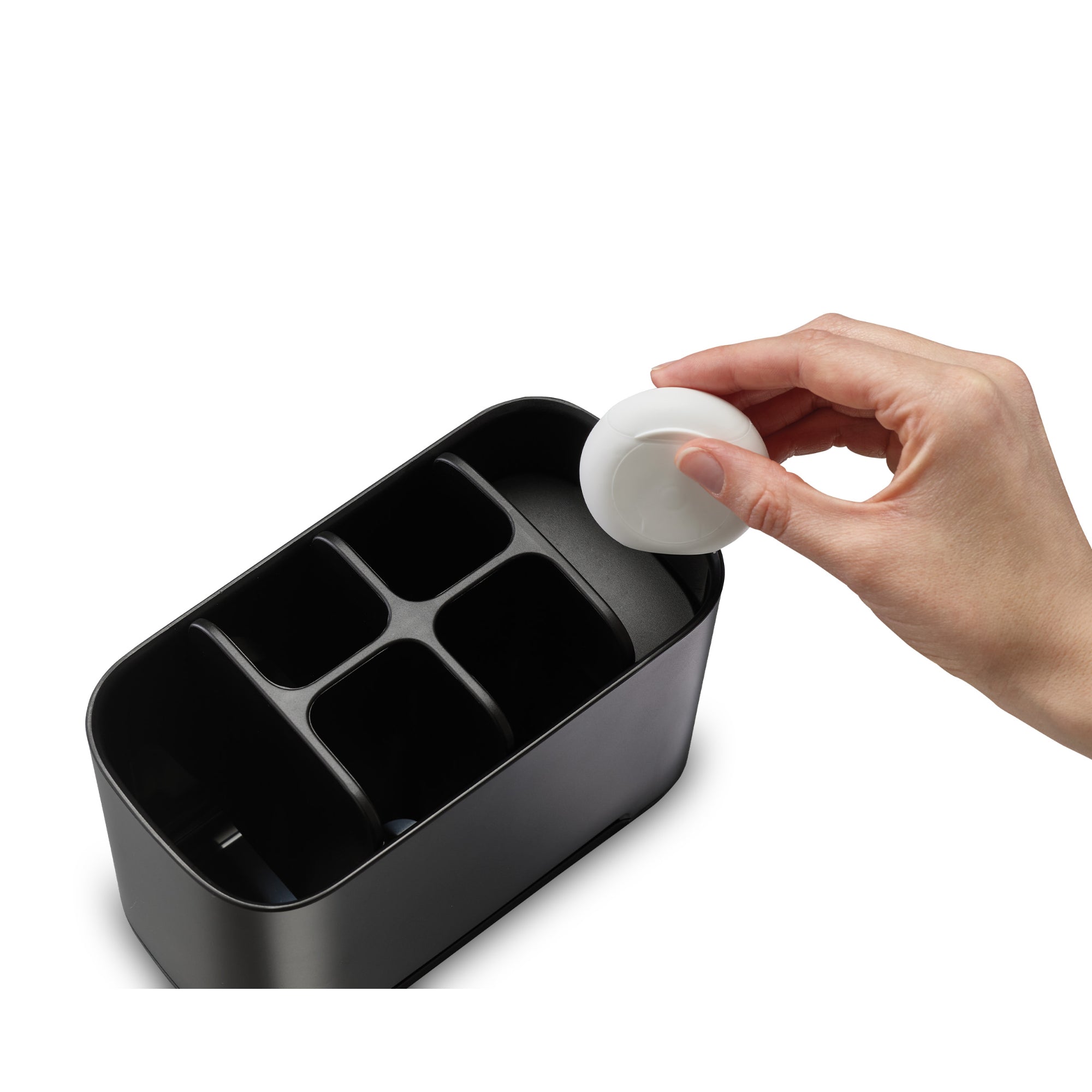 Joseph Joseph EasyStore Large Toothbrush Caddy - Black