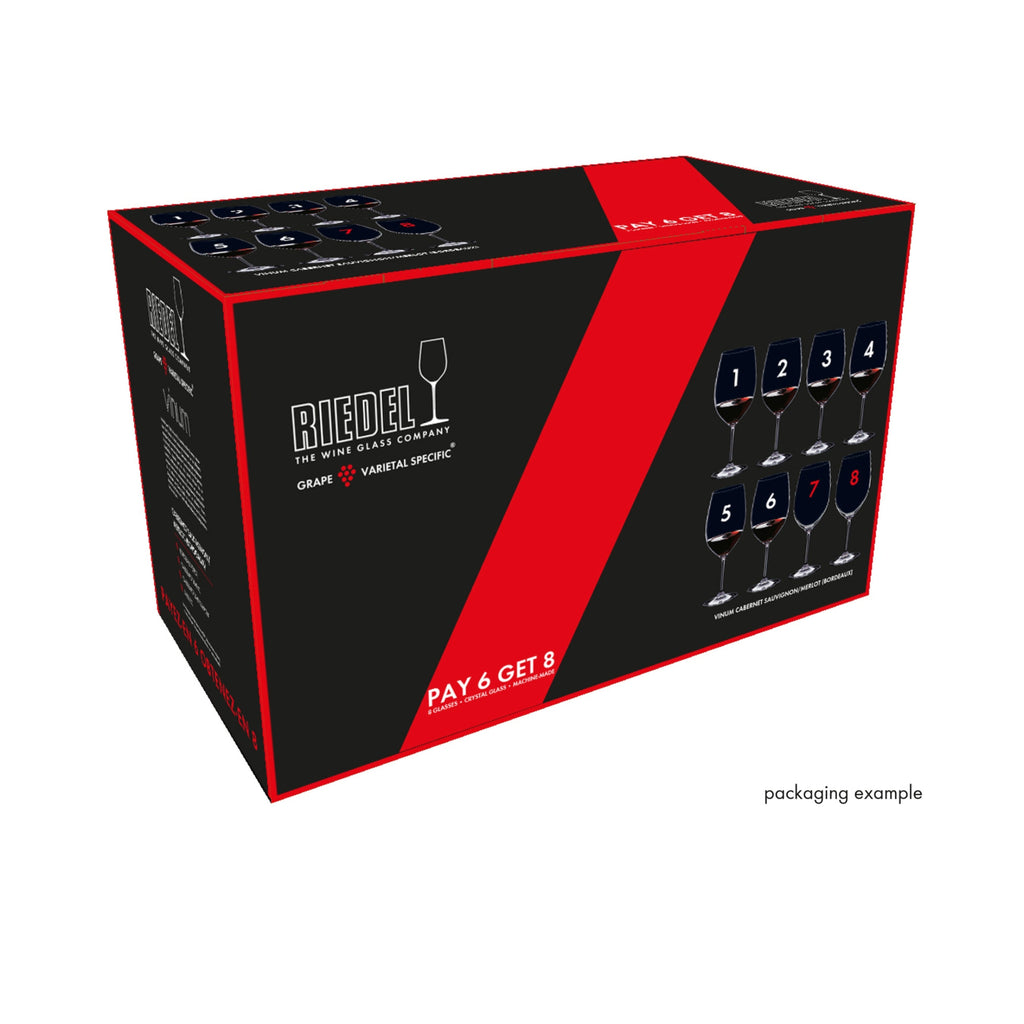 Riedel Vinum Cabernet/Merlot 8 Piece Set - Buy 6 Get 2 Free