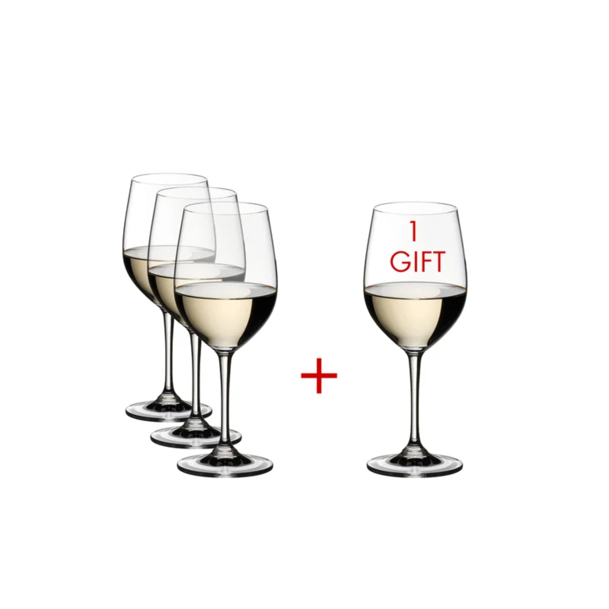 Riedel Vinum Viognier/Chardonnay 4 Piece Set - Buy 3 Get 1 Free