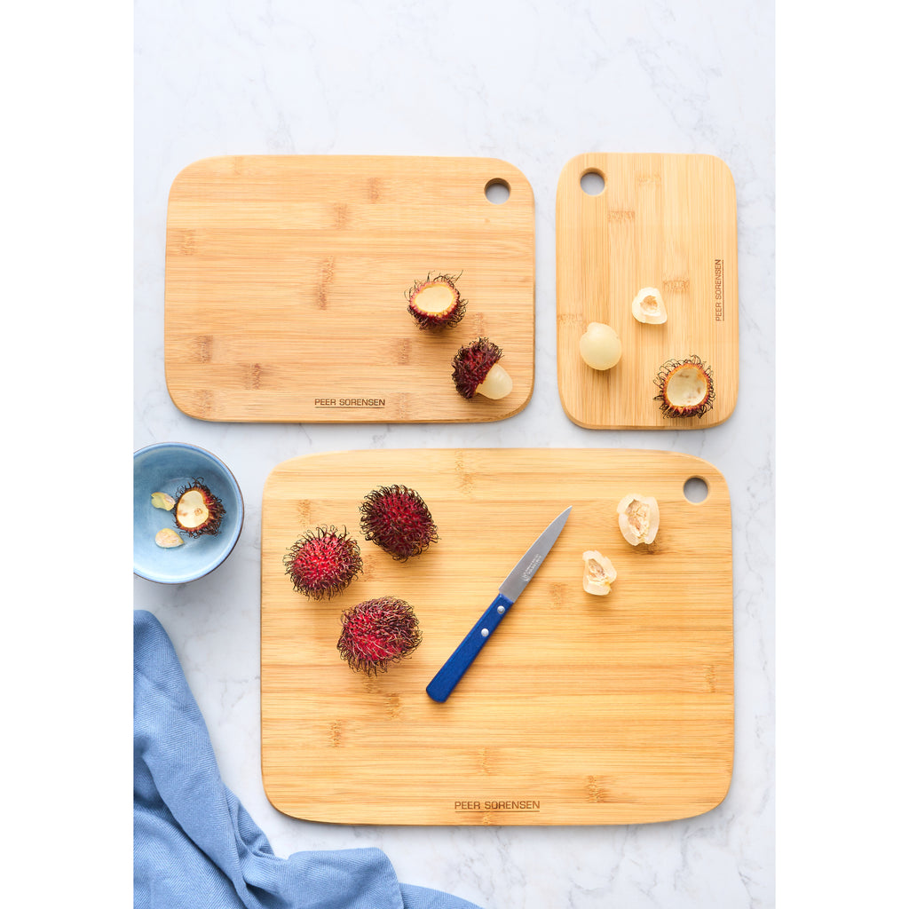 Peer Sorensen Long Grain Bamboo Board 3 Piece Set - Natural Bamboo