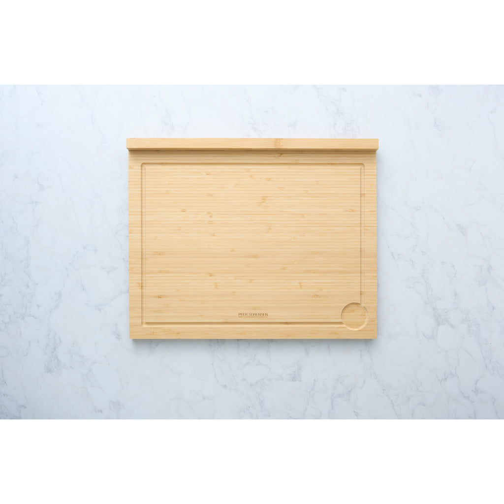Peer Sorensen Bamboo Counter Edge Cutting Board with Juice Groove - 50 x 40 x 2cm