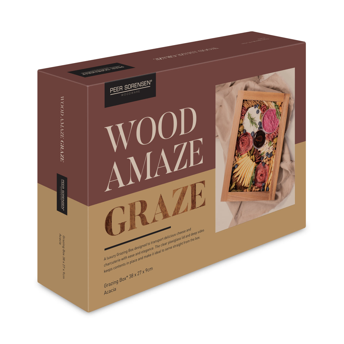 Peer Sorensen Acacia Grazing Box - 38 x 27 x 9cm