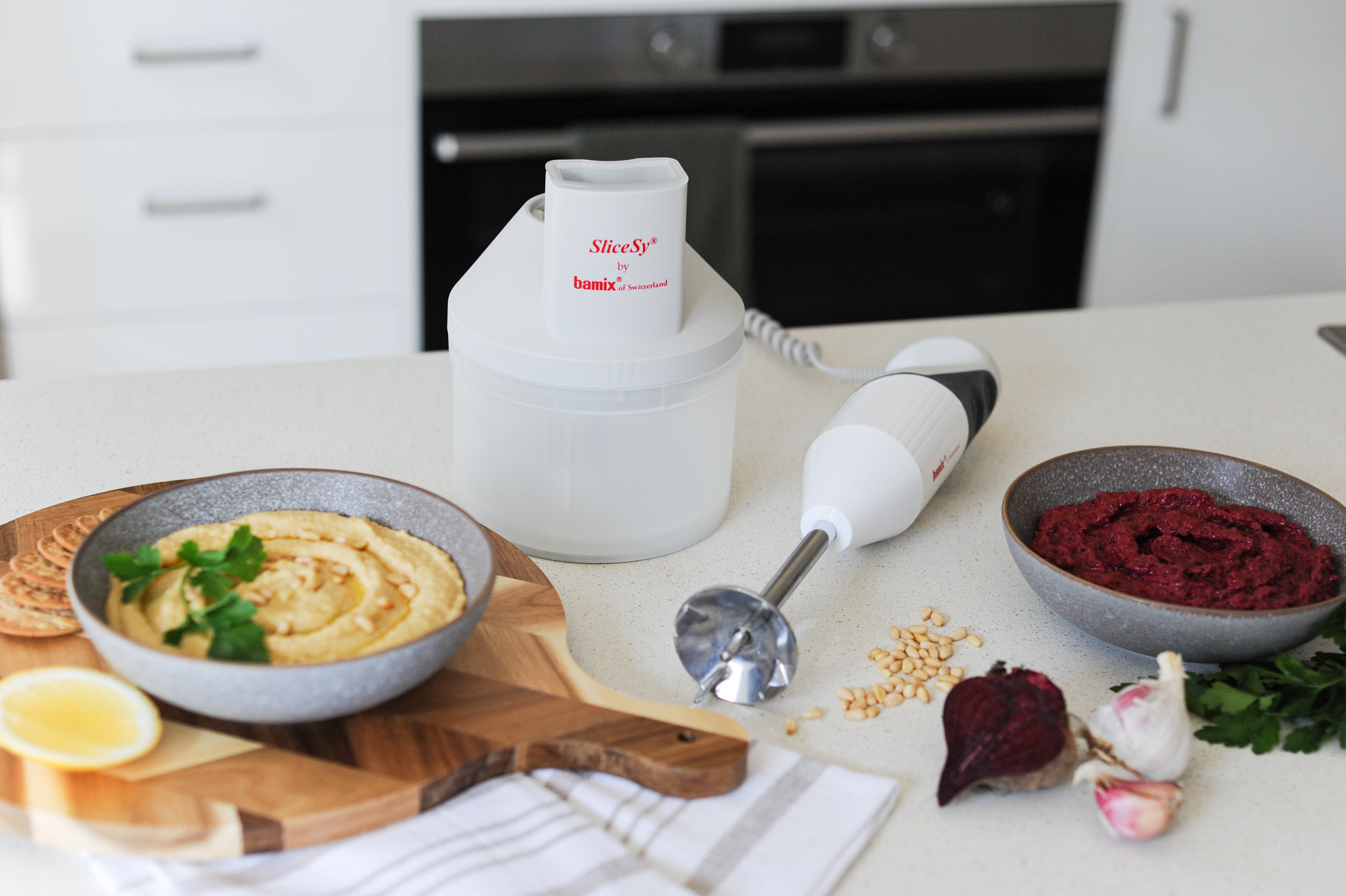 Bamix SwissLine Super box Immersion Blender 200W Light Grey