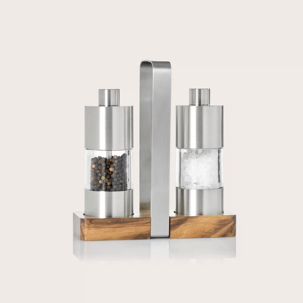 AdHoc Menage Pepper and Salt 13cm - Silver
