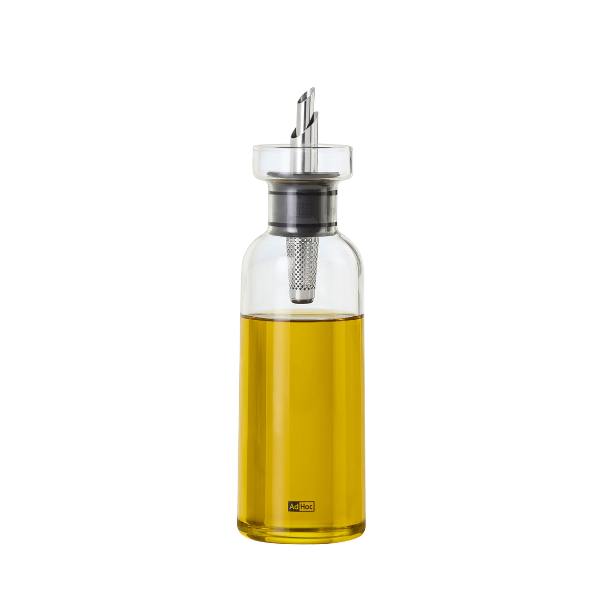AdHoc AromaPour Oil or Vinegar Dispenser 300ml - Silver