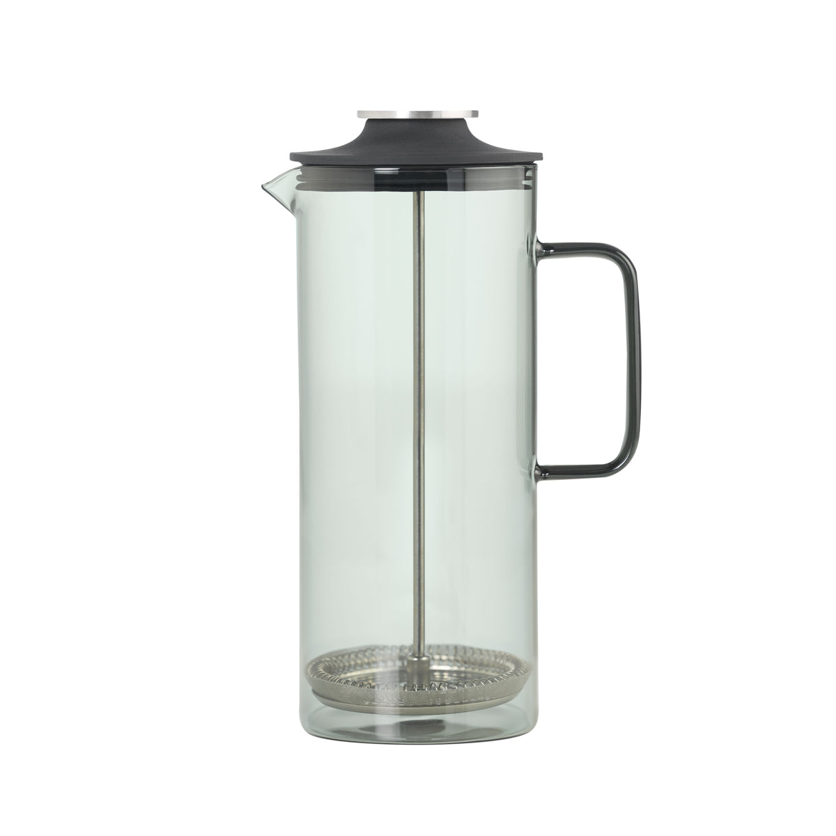 AdHoc Impact French Press Coffee Maker 1000ml - Silver